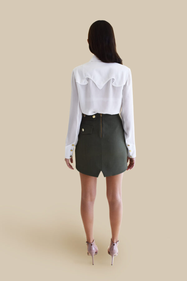 At Ease Military Skirt - Imagen 2