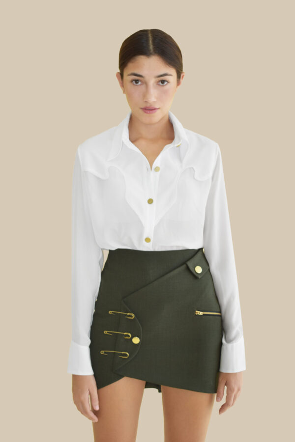 At Ease Military Skirt