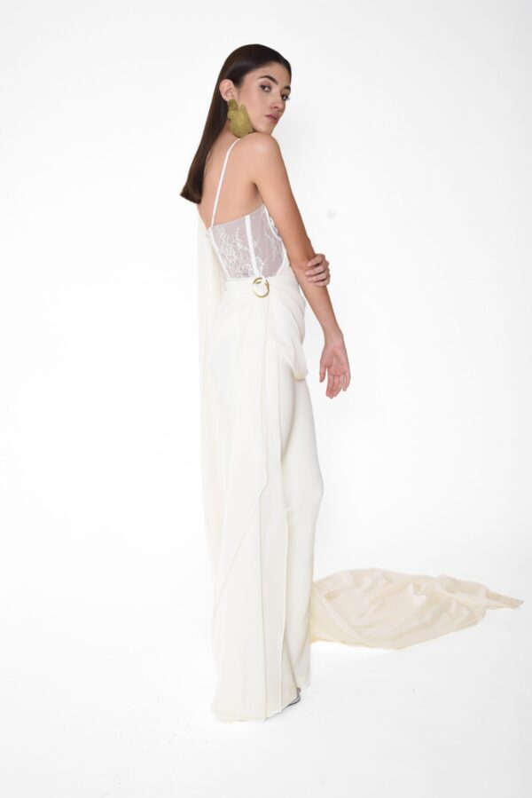 Venus Jumpsuit in Ivory - Imagen 6