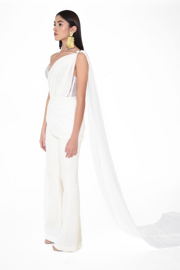 Venus Jumpsuit in Ivory - Imagen 4