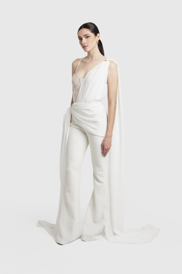 Venus Jumpsuit in Ivory - Imagen 2