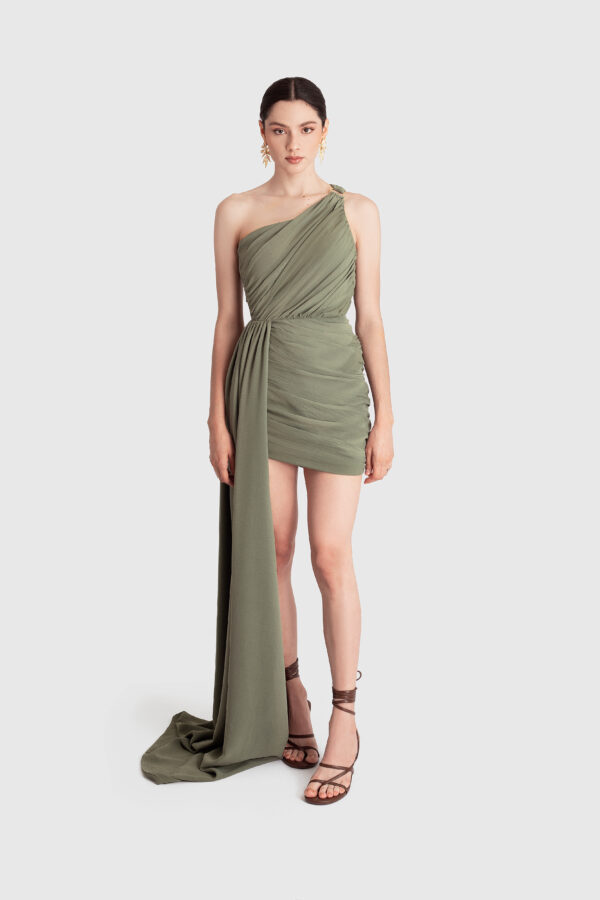 Sumer Olive Dress