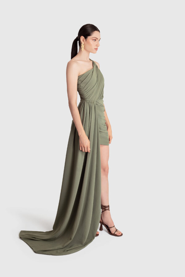 Sumer Olive Dress - Image 2