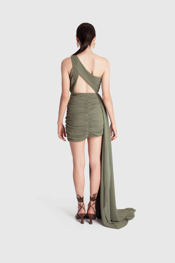 Sumer Olive Dress - Image 3