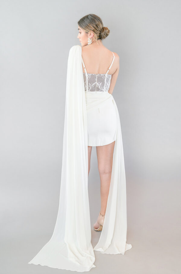 Venus Dress in Ivory - Image 4