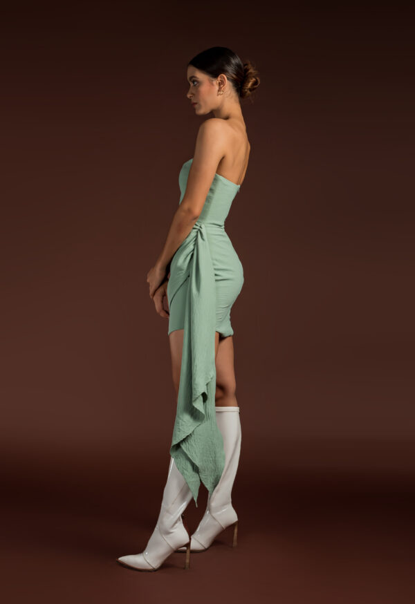 Carrie Dress in Mint - Image 3