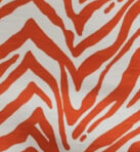 Striped Orange Print