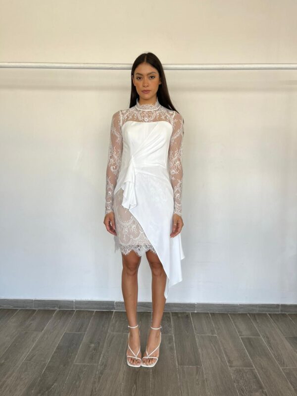 The Beth Lace Dress Ivory
