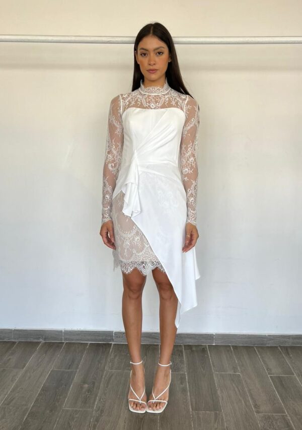 The Beth Lace Dress Ivory