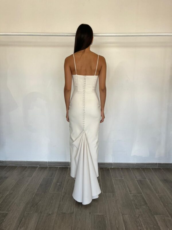 The Victoria Dress in Ivory - Image 2