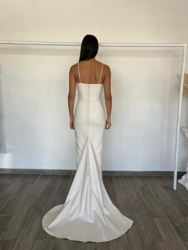The Victoria Dress in Ivory - Image 3