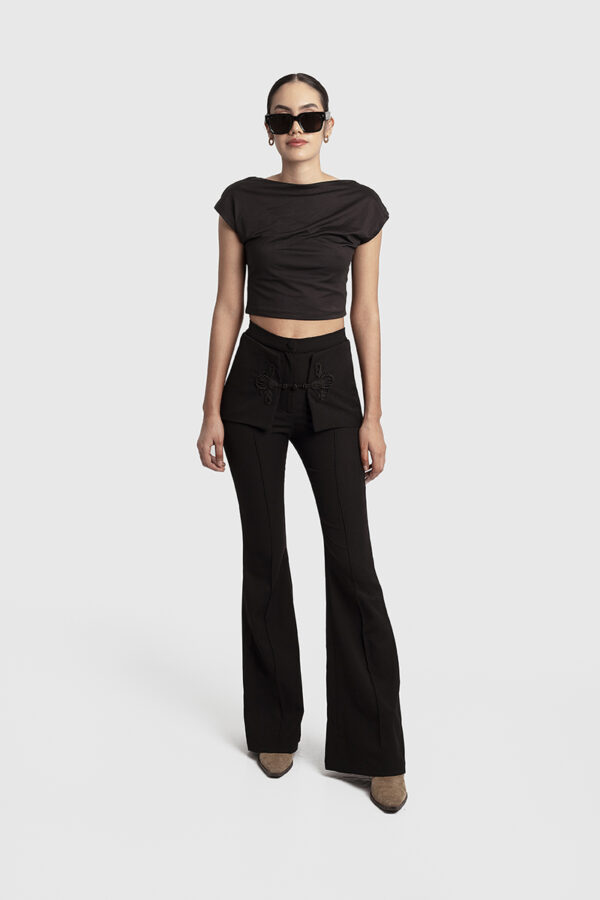 Knot Flare Pants - Image 2