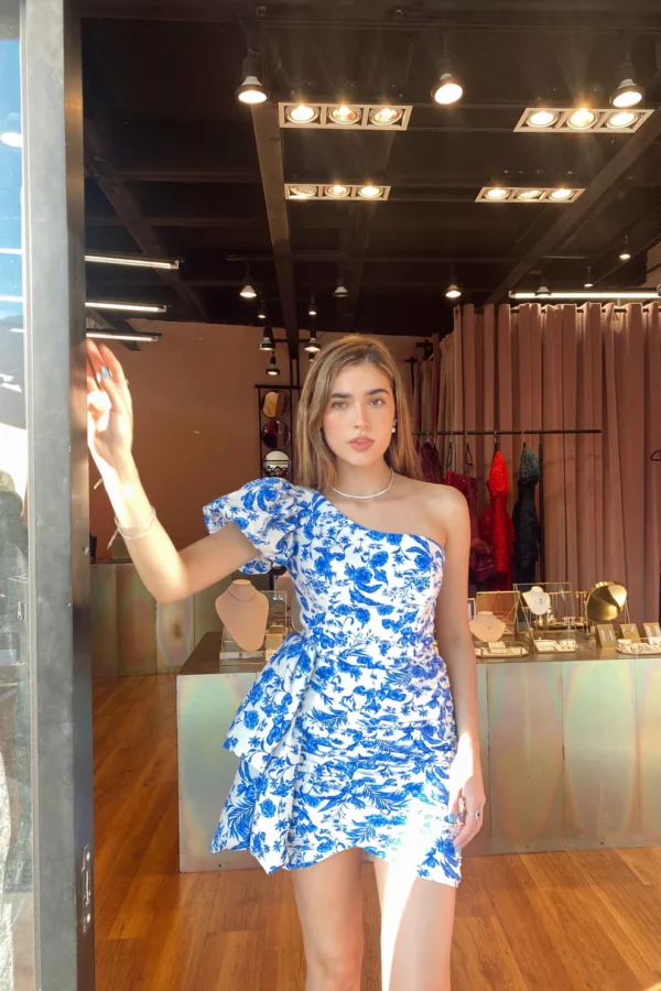 Delilah Dress in Blue