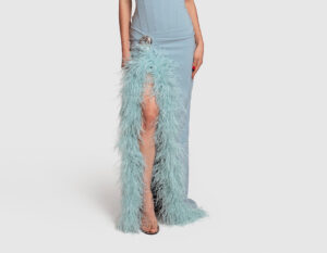 Siren Skirt With Feathers