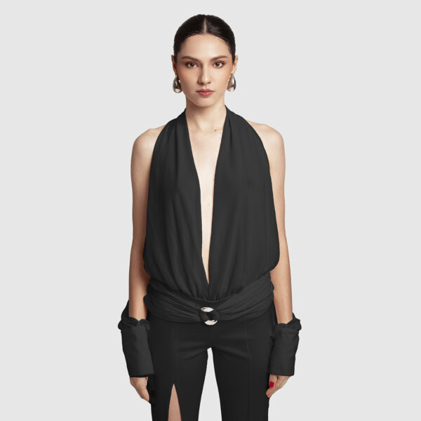 Apollo Top In Black - Imagen 2