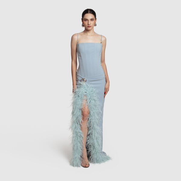 Siren Skirt with Feathers - Imagen 3