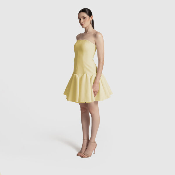 The Bianca Dress in Yellow - Image 2