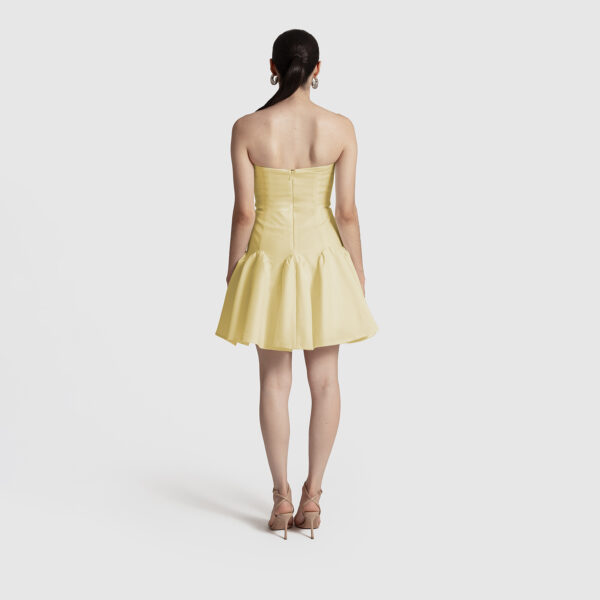 The Bianca Dress in Yellow - Image 3