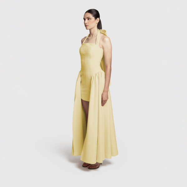 Sierra Dress In Yellow - Image 3
