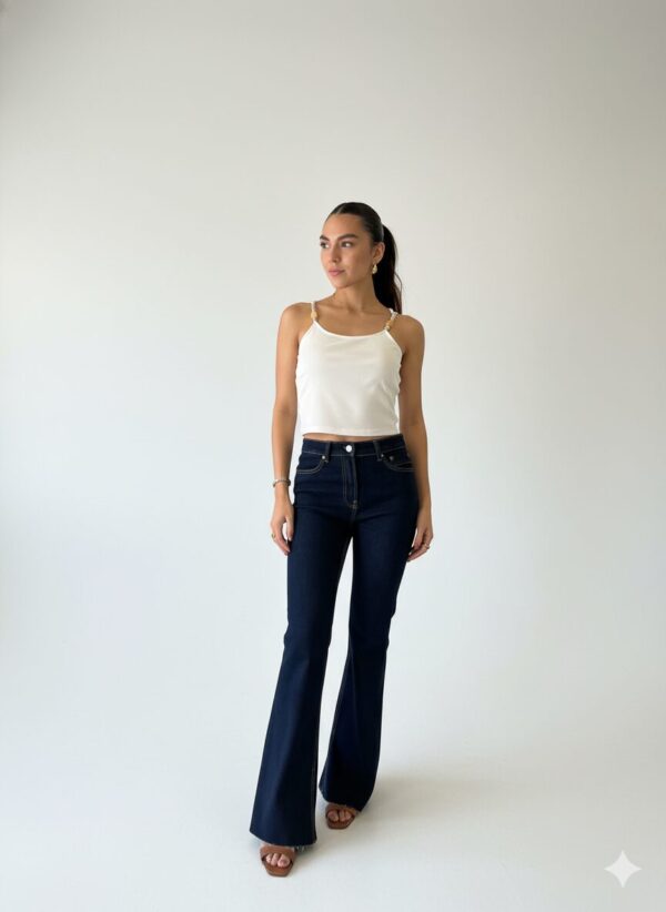 Beaded Top Ivory - Image 2