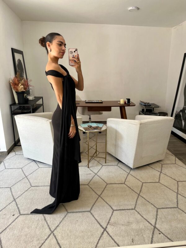 Selene Dress in Black - Imagen 2