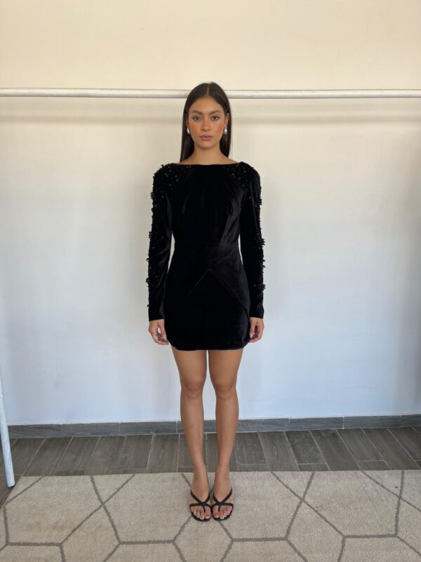 Galaxy Mini Dress in Black