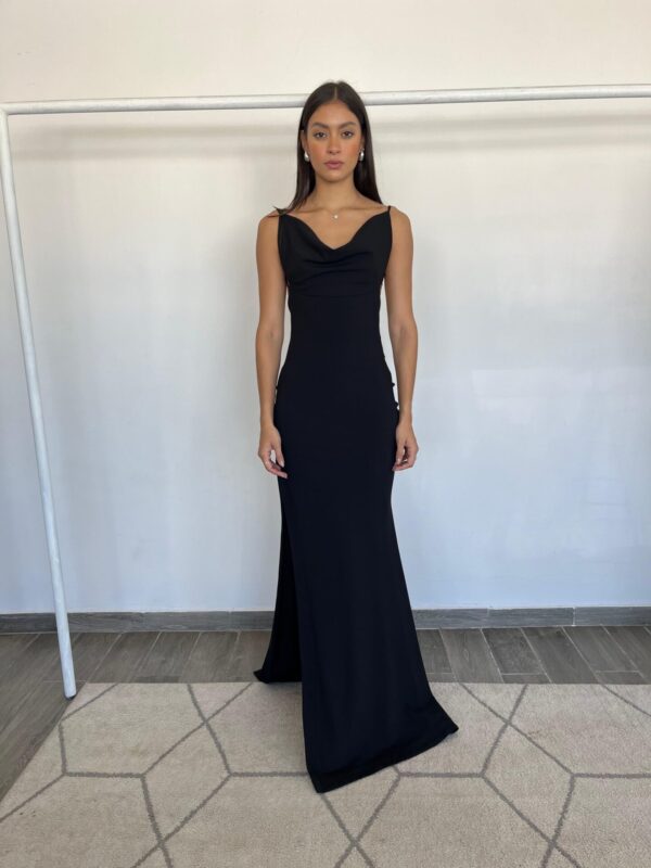 The Anjelica Gown in Black