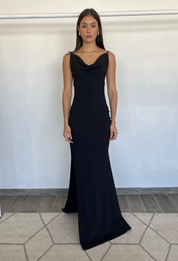 The Anjelica Gown in Black
