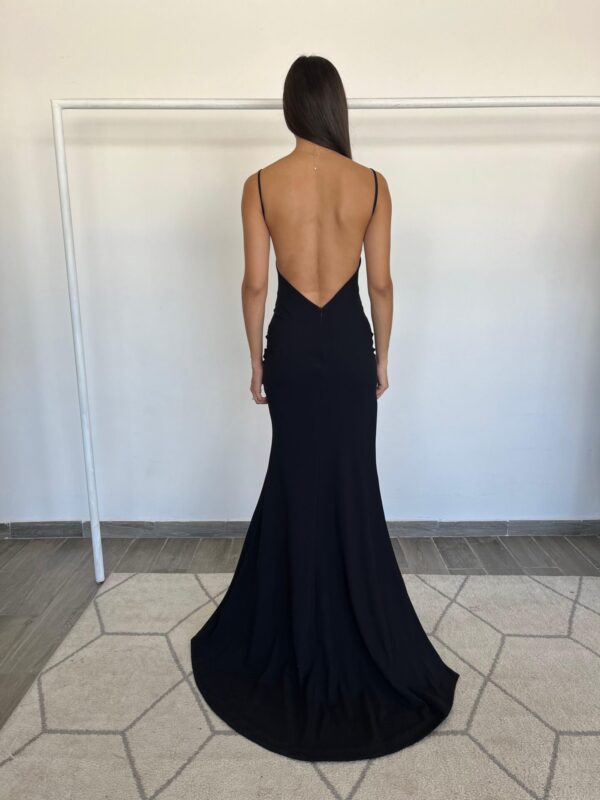 The Anjelica Gown in Black - Imagen 2