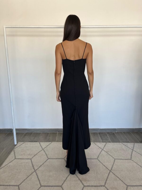 The Victoria Dress in Black - Imagen 2